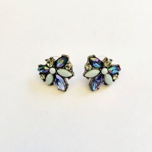 BaubleBar Blue Crystal Earrings